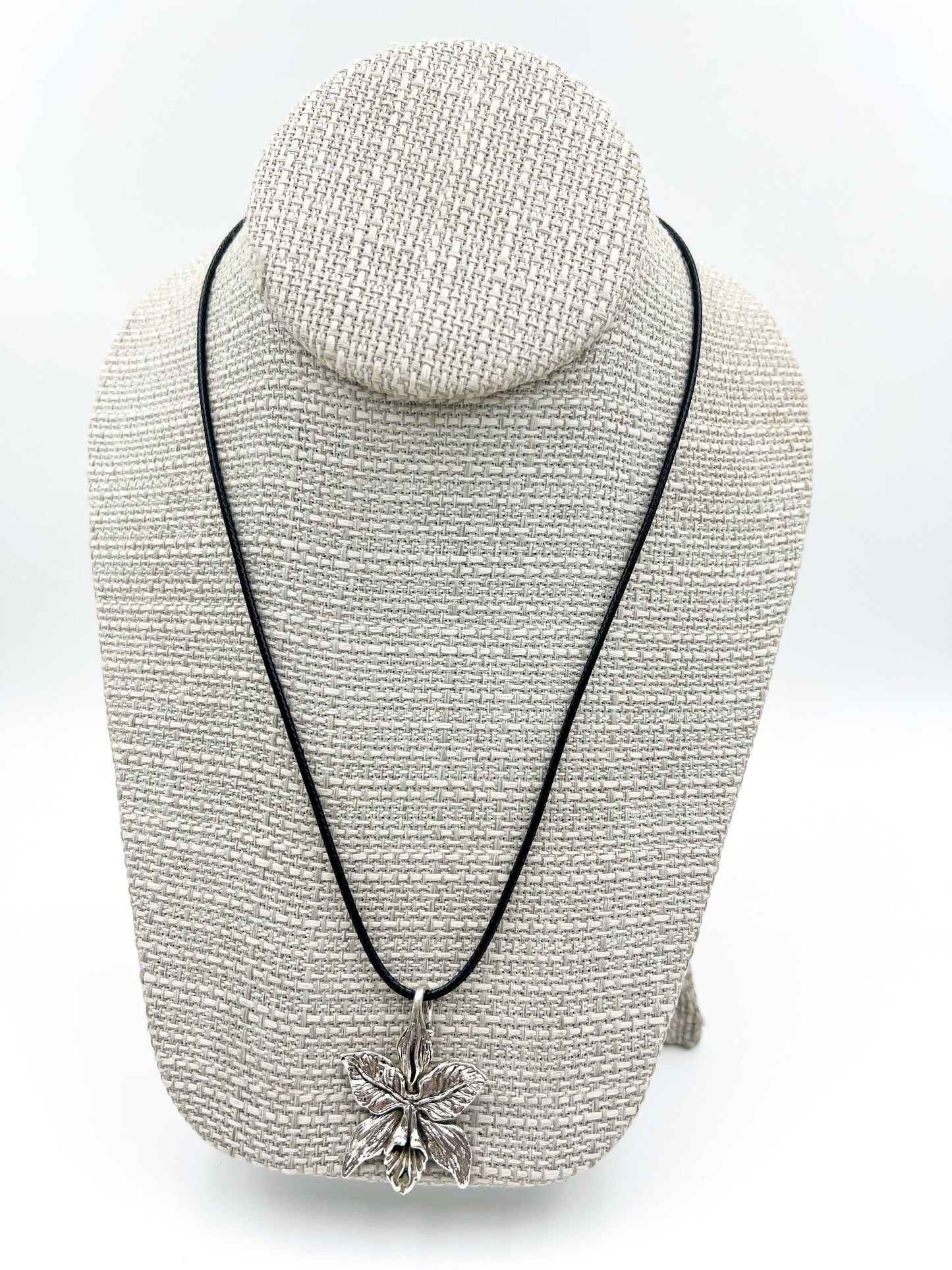 Sterling Silver Lily Flower Necklace