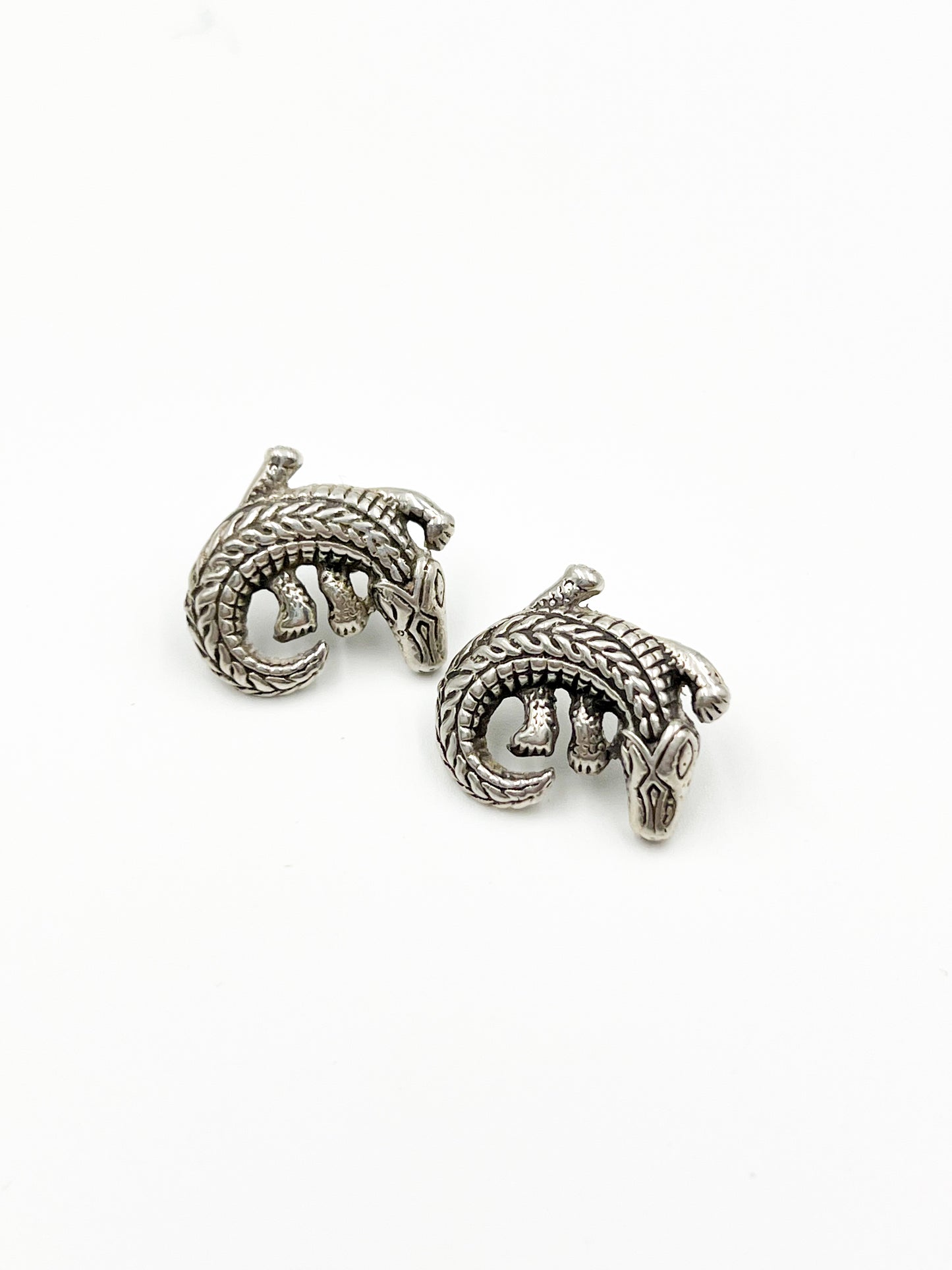 Sterling Silver Gator Post Earring