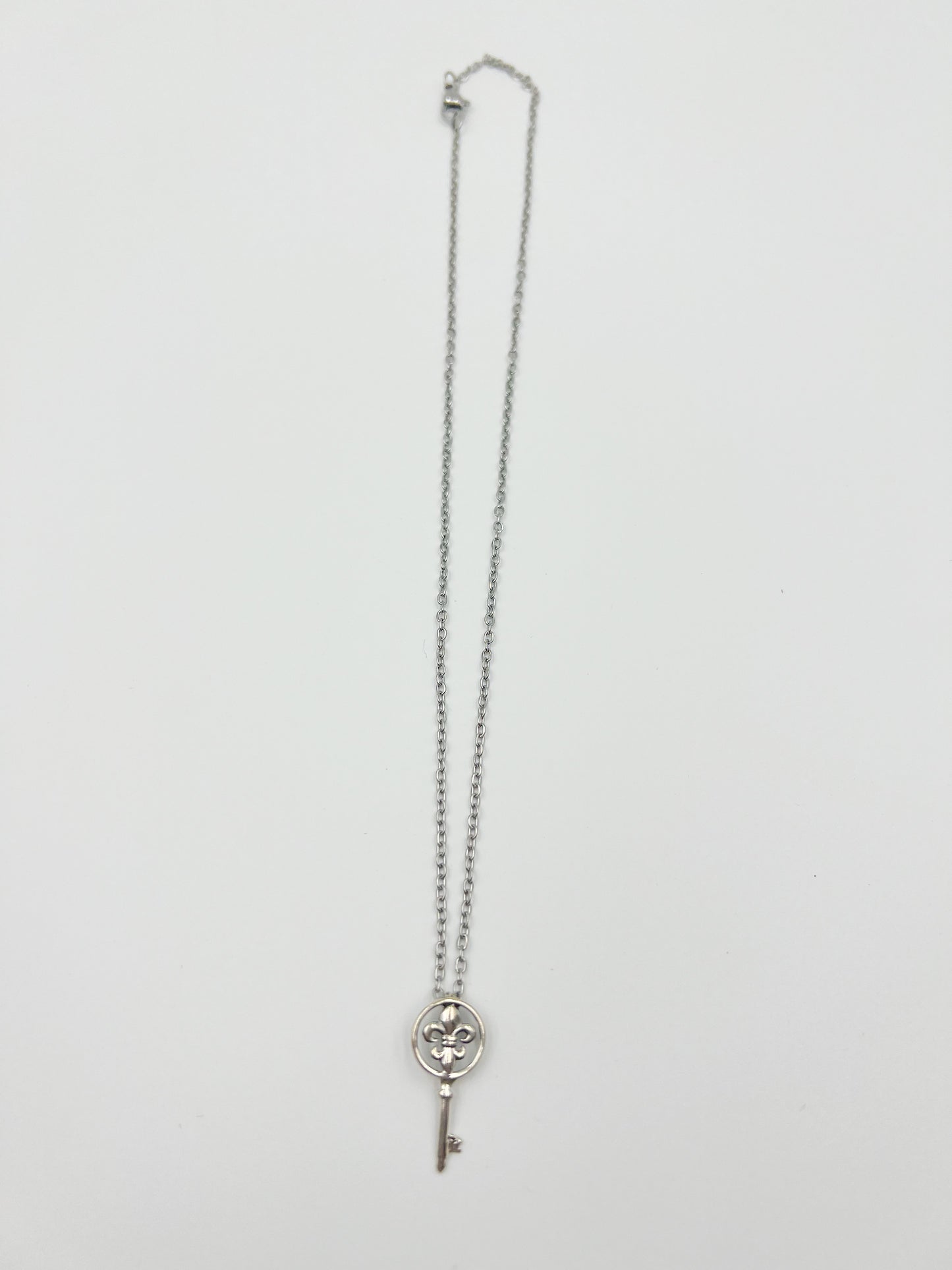 Fleur De Lis Key Necklace
