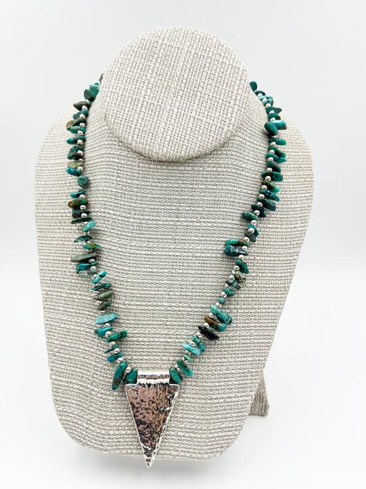 Silver Arrowhead Necklace