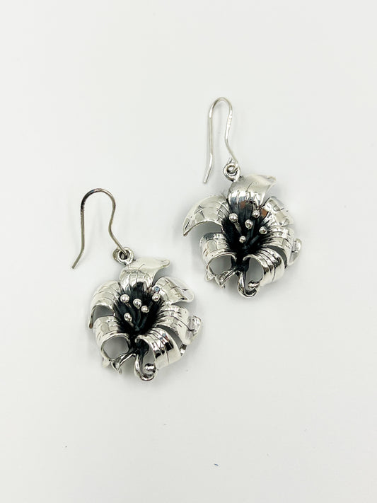Hibiscus Flower Earring