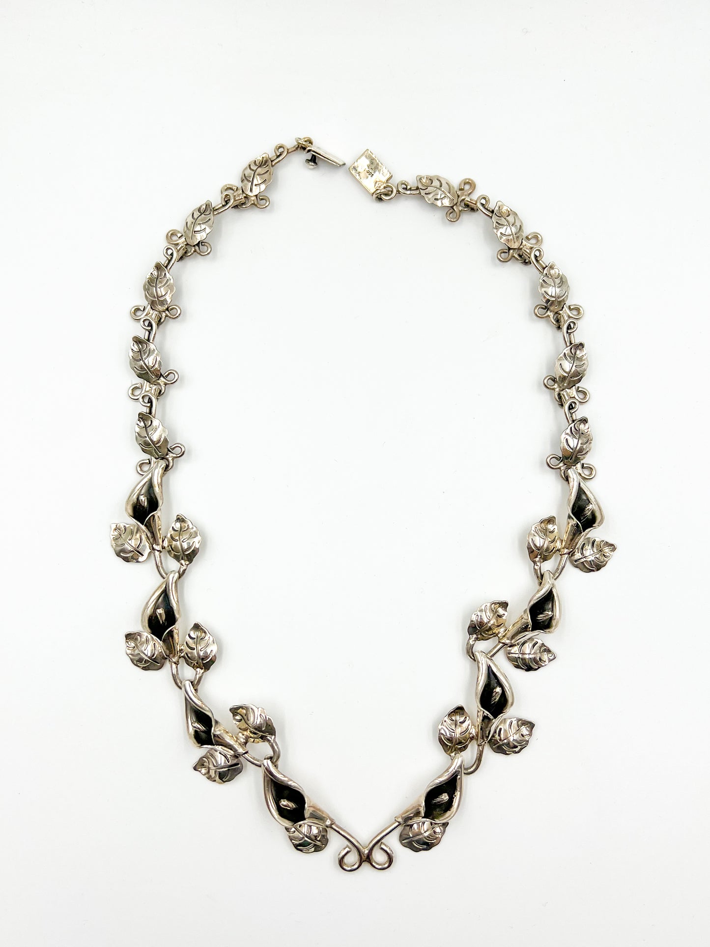 Calla Lily Sterling Silver Necklace