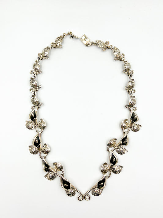 Calla Lily Sterling Silver Necklace