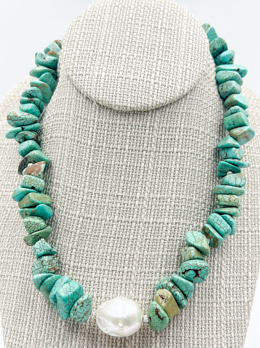 Turquoise Magnesite Necklace