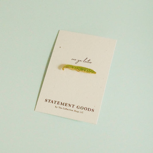 Alligator Enamel Pin