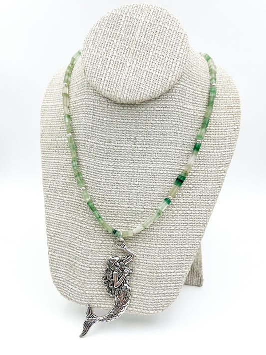 Fluorite Mermaid Necklace