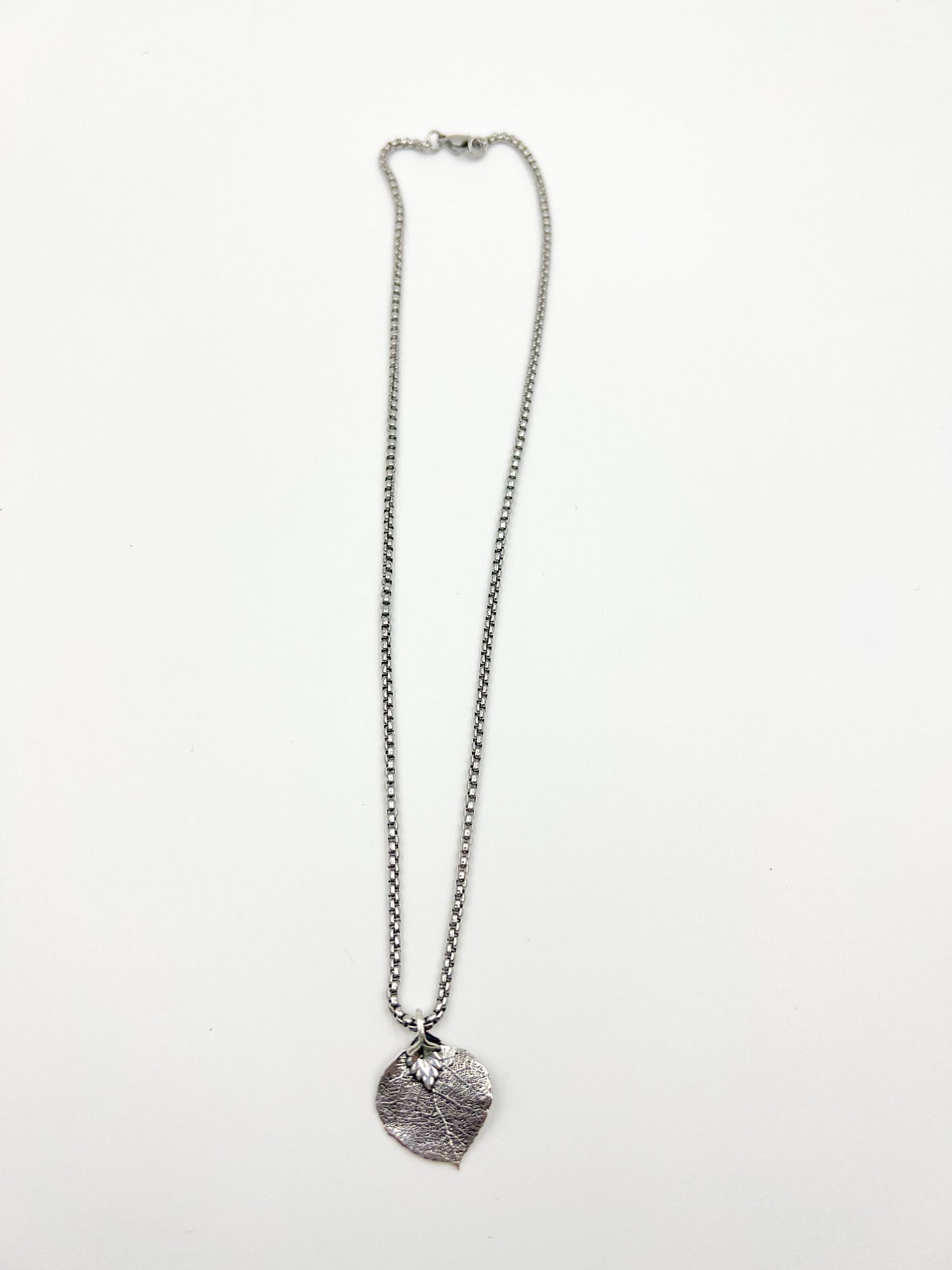 Sterling Leaf Pendant