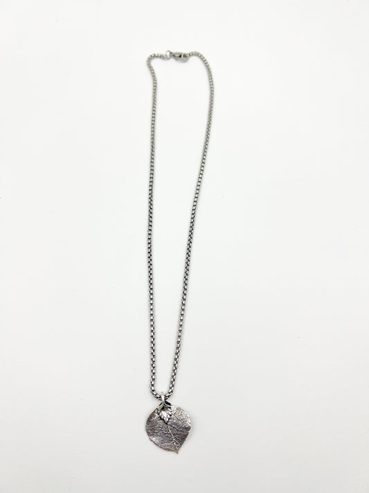 Sterling Leaf Pendant