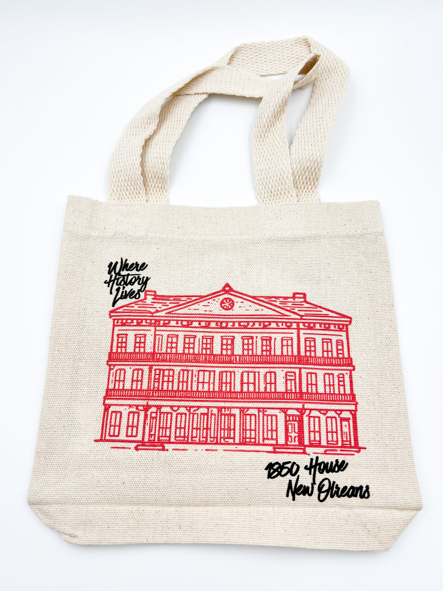 Where History Lives Mini Canvas Tote