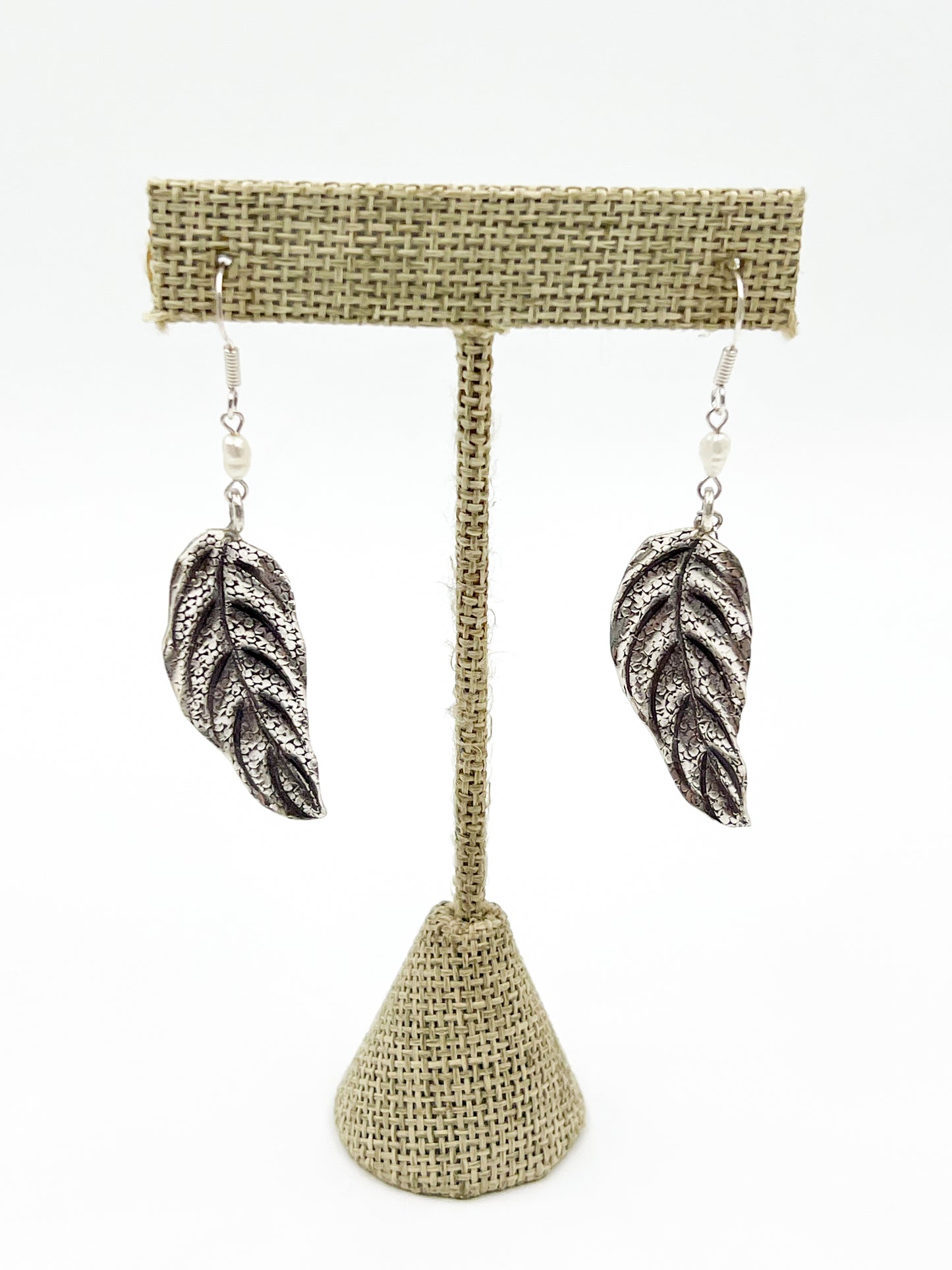 Large Leaf Earrings
