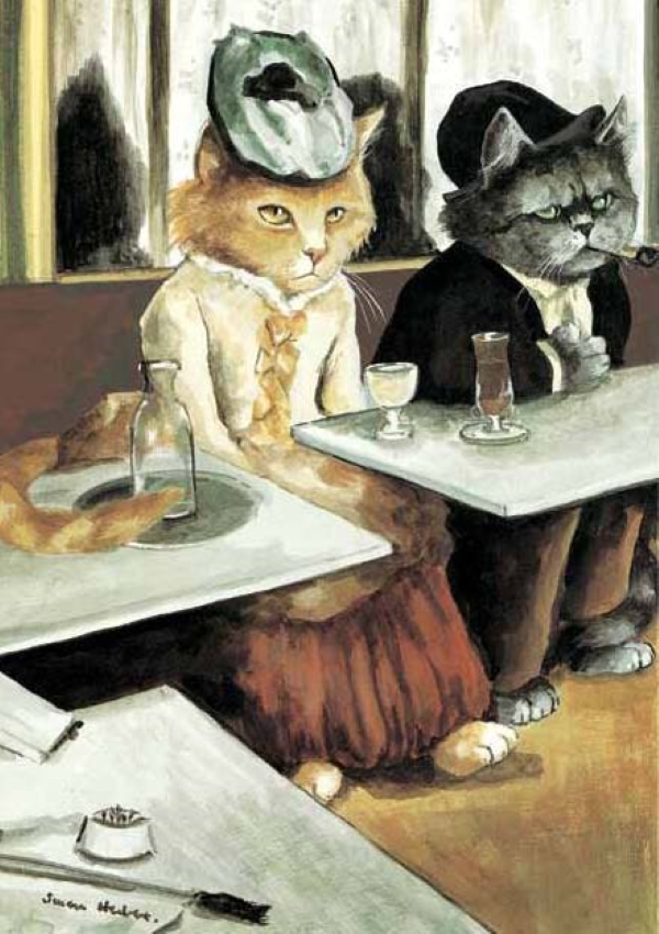 Notecard Box Set: Cats in Art