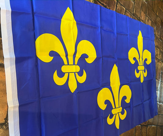 Bandera de tres flores de lis