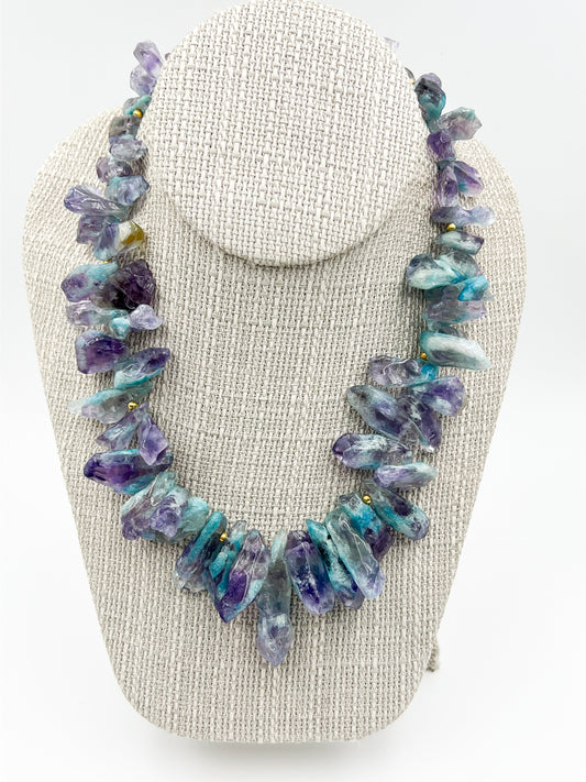 Quartz Apatite Necklace