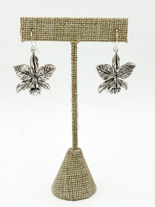 Sterling Silver Lily Flower Earring