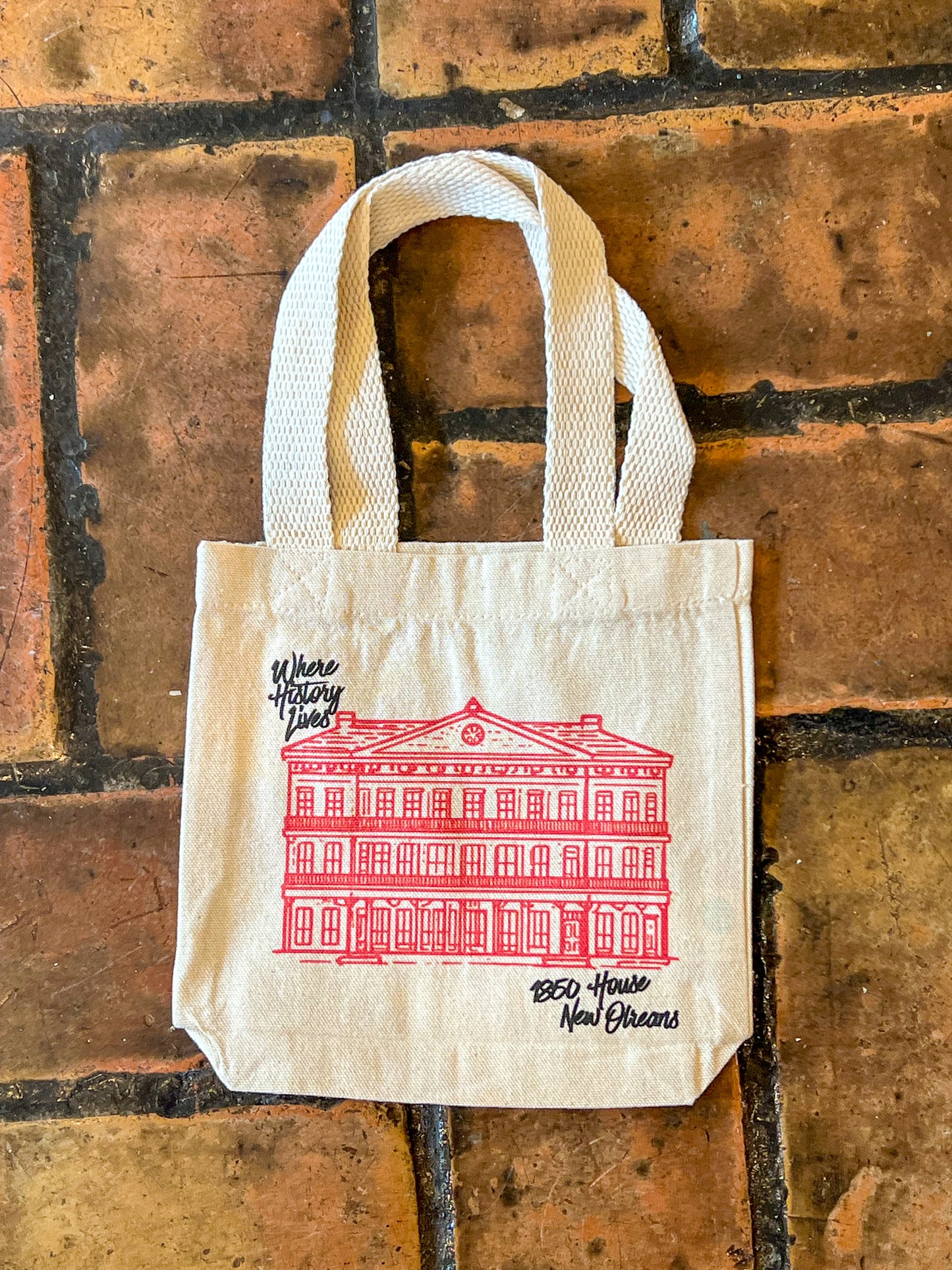 Where History Lives Mini Canvas Tote