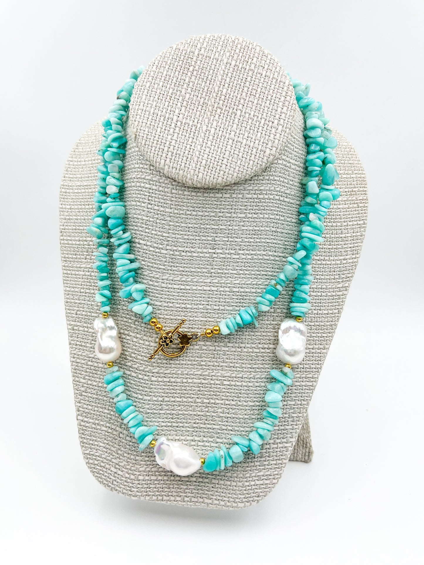 Aqua Amazonite Necklace