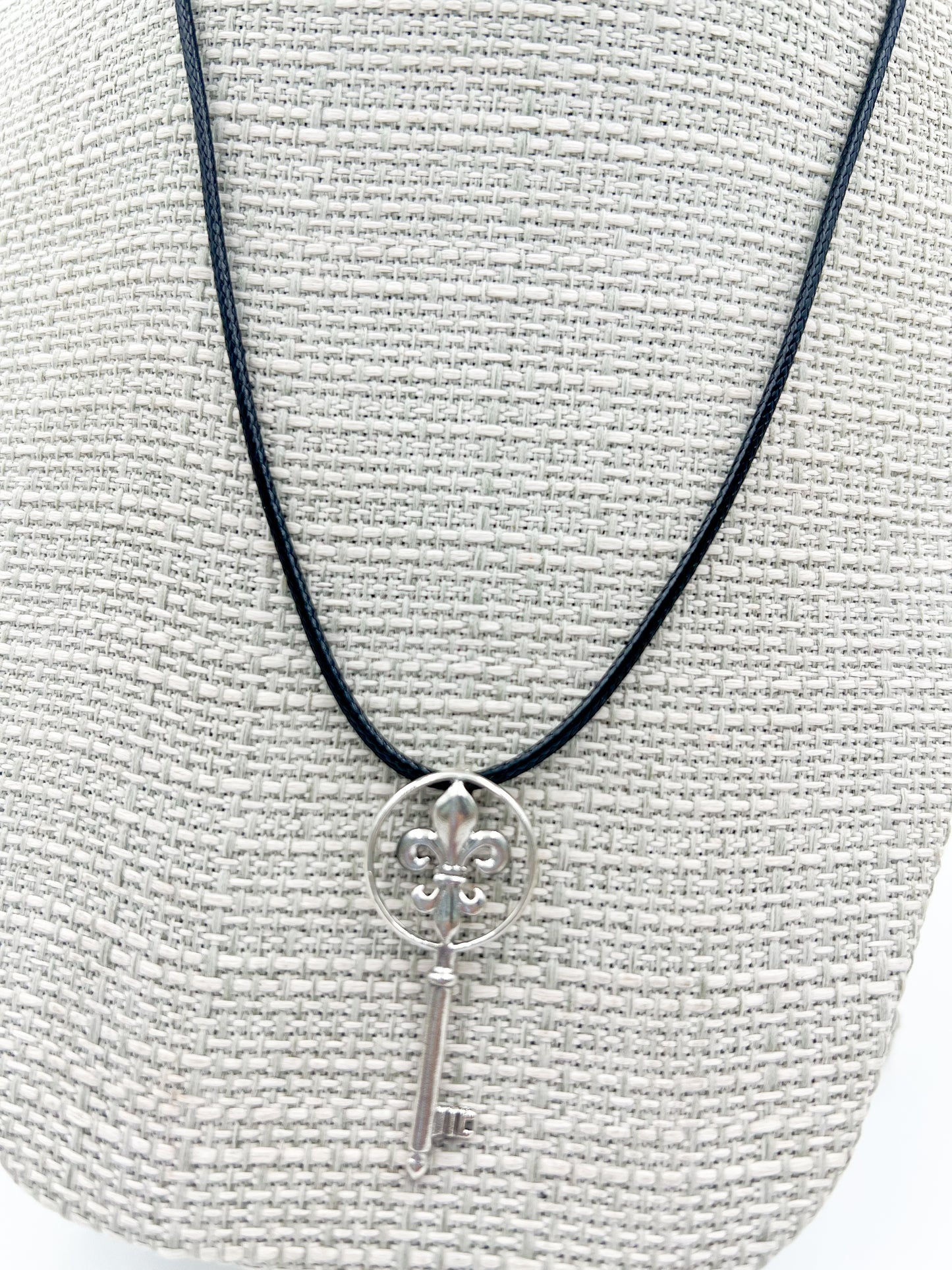 Fleur De Lis Key Necklace