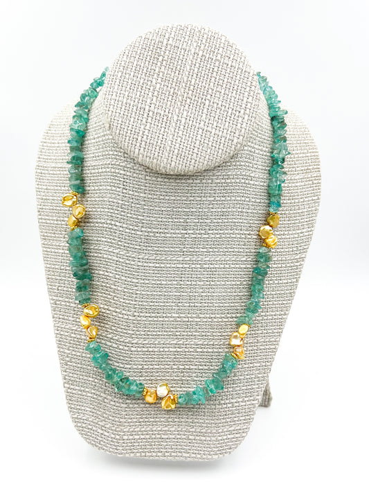 Turquoise Apatite Necklace