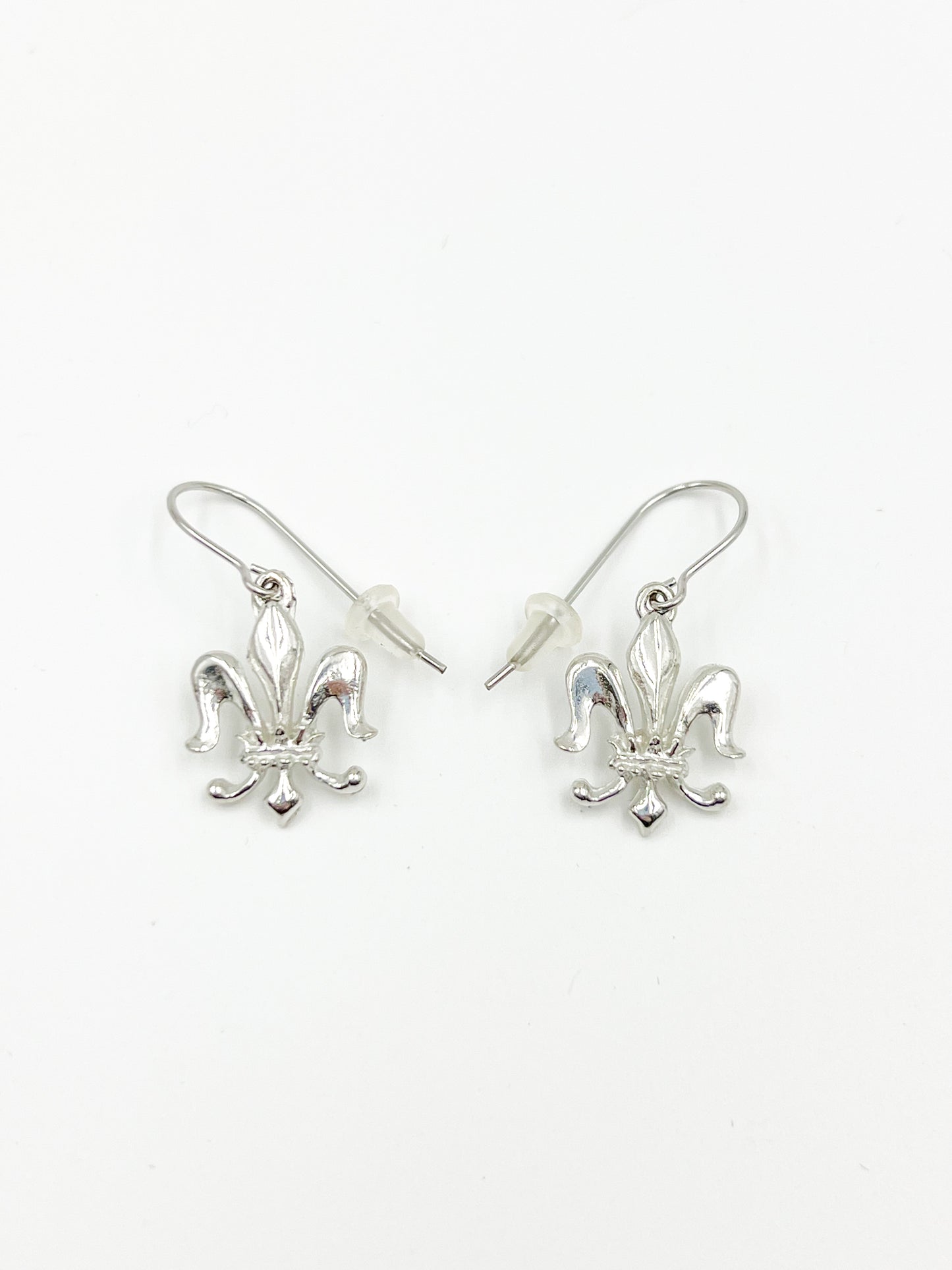 Fleur De Lis Royal Crown Earring