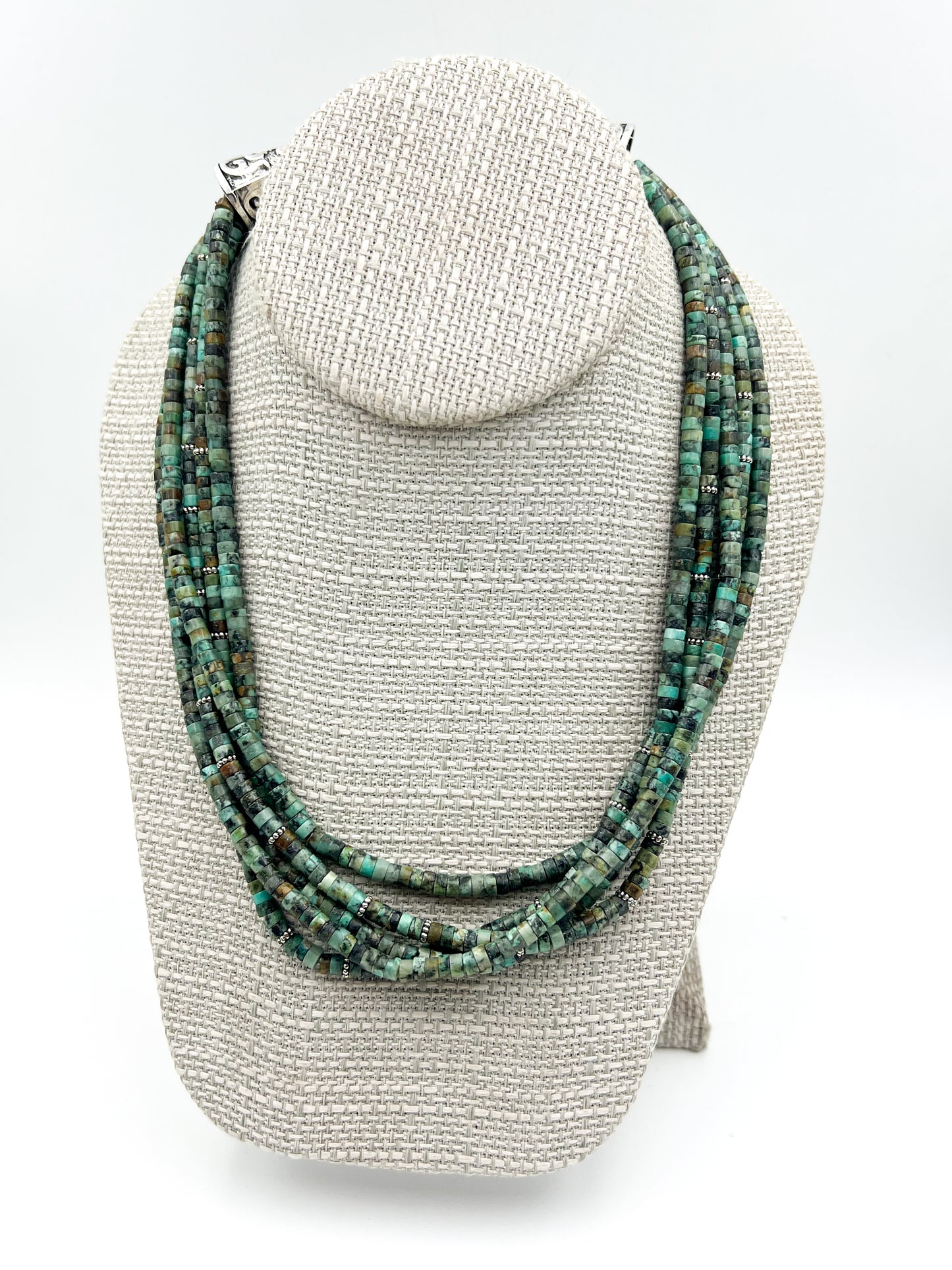 Multi-Strand Jade Necklace