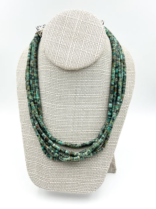 Multi-Strand Jade Necklace