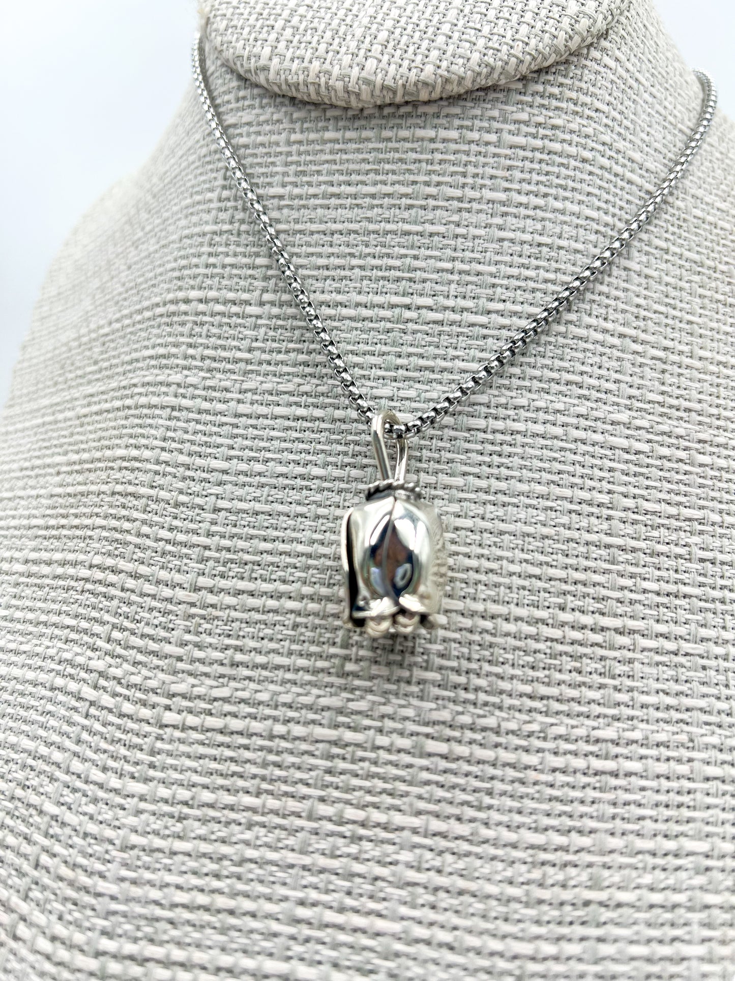 Sterling Silver Tulip Pendant