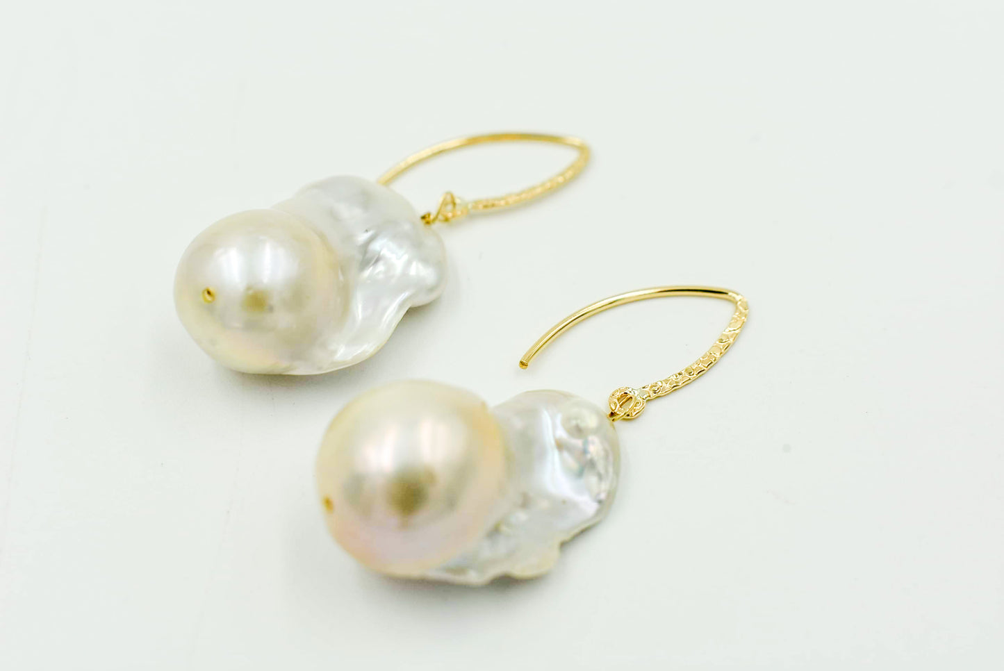 Simple Baroque Pearl Earrings