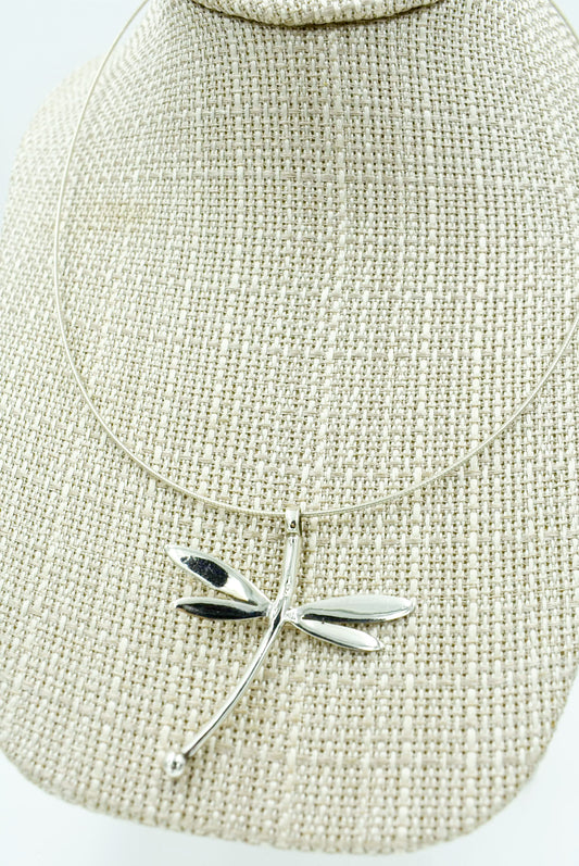 Sterling Silver Dragonfly Necklace