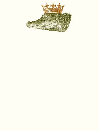 King Gator A2 Notecards