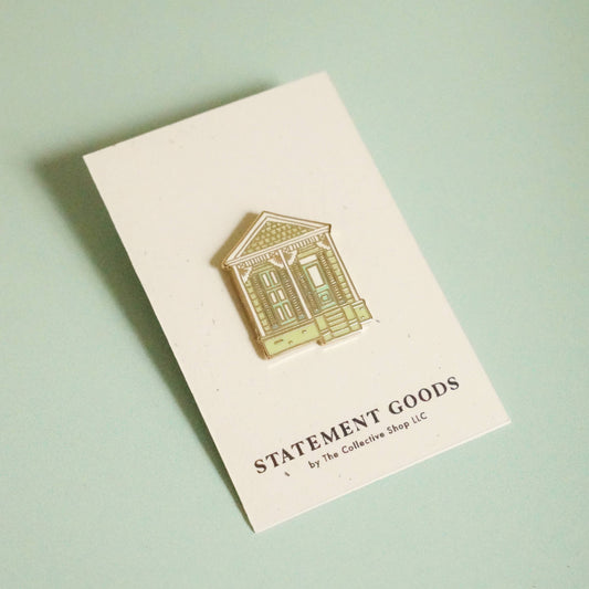 New Orleans Eastlake Home Enamel Pin