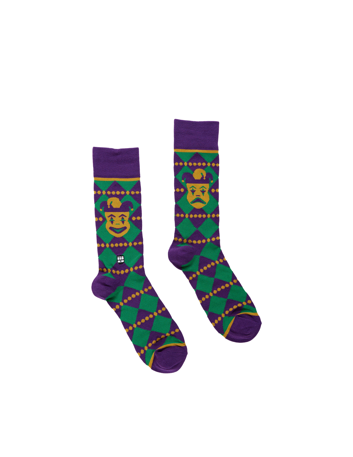 Mardi Gras Jester Socks