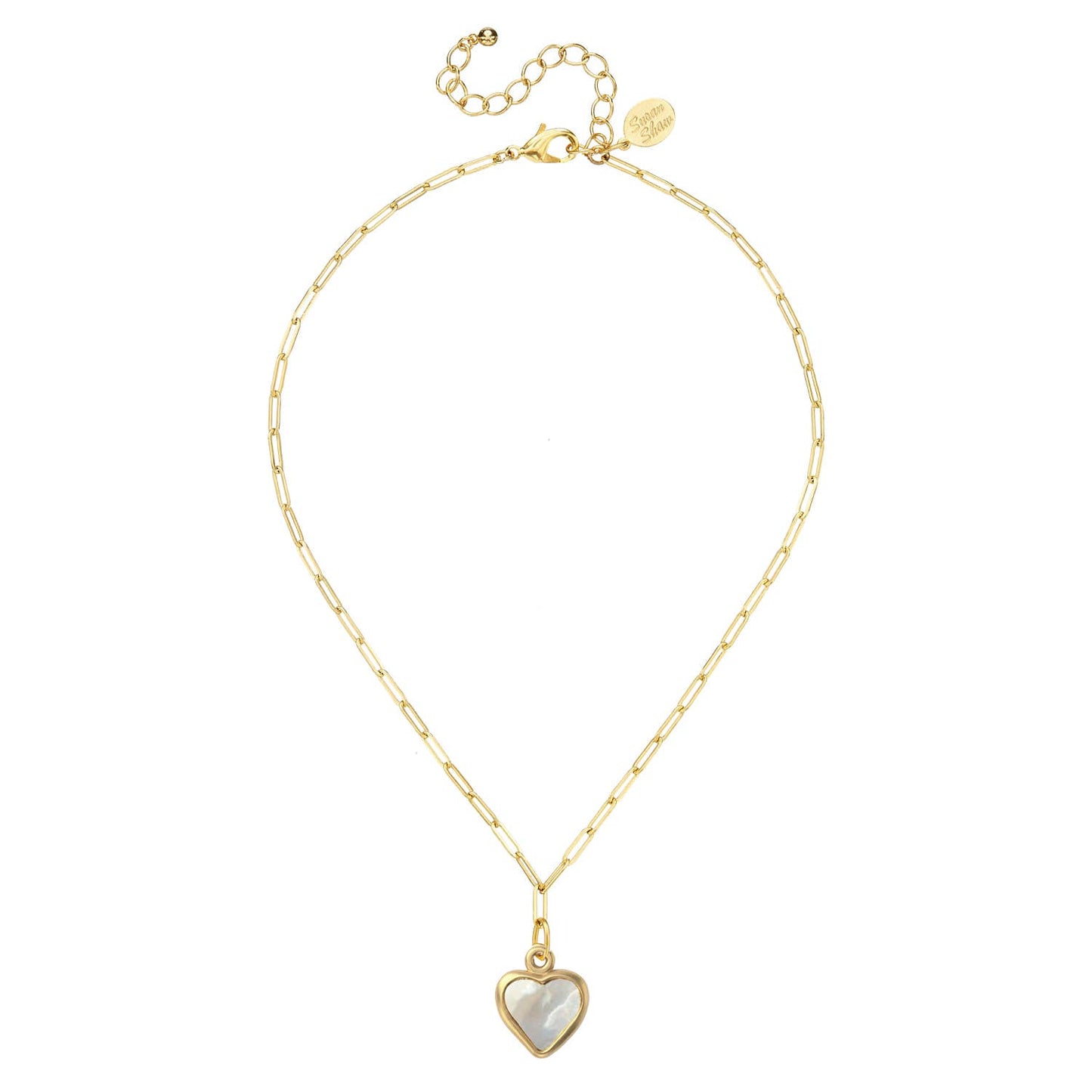 Heart Paperclip Necklace