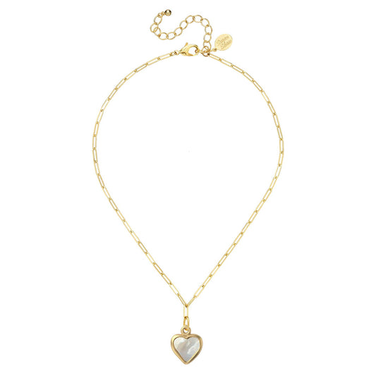 Heart Paperclip Necklace