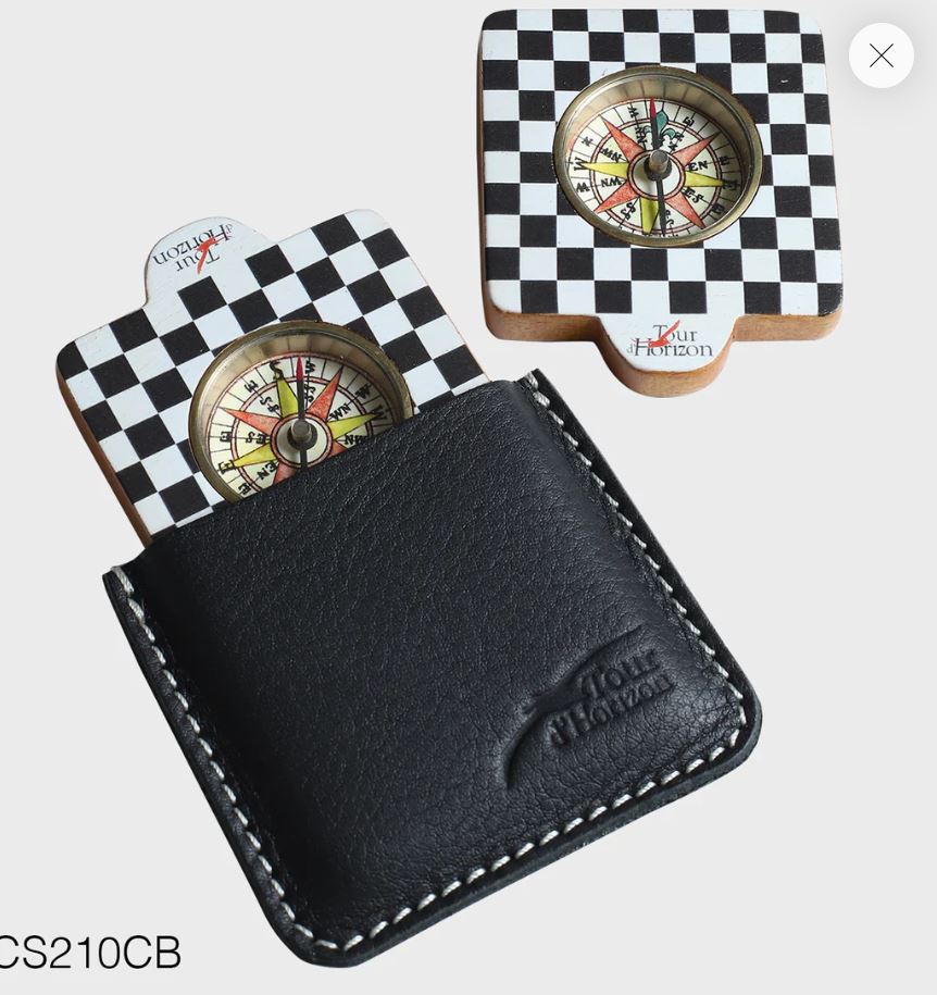 Compass Leather Wallet