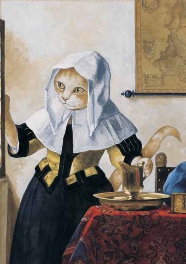 Notecard Box Set: Cats in Art