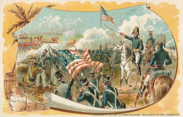 Jackson's Victory at New Orleans Postcard