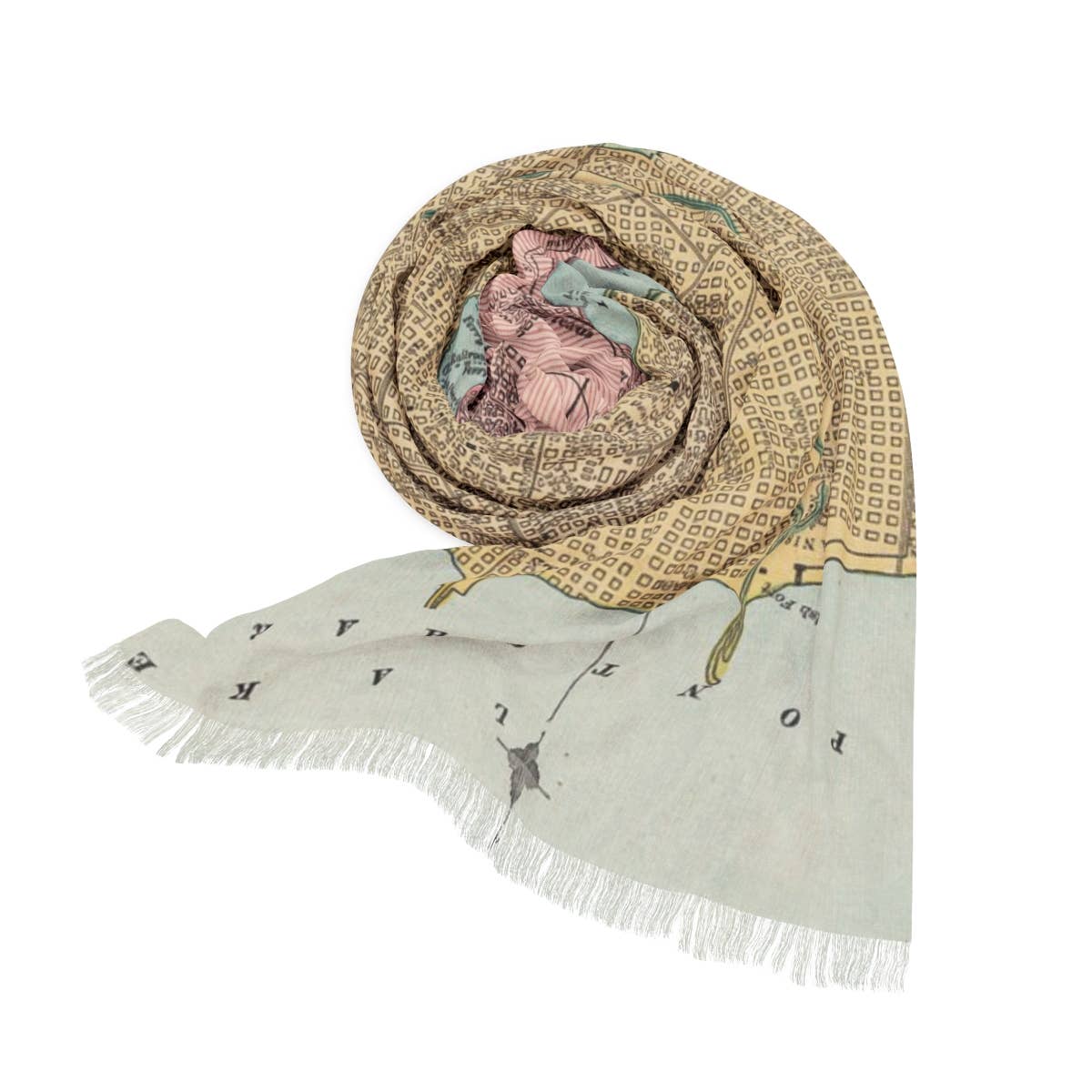 New Orleans Map Scarf