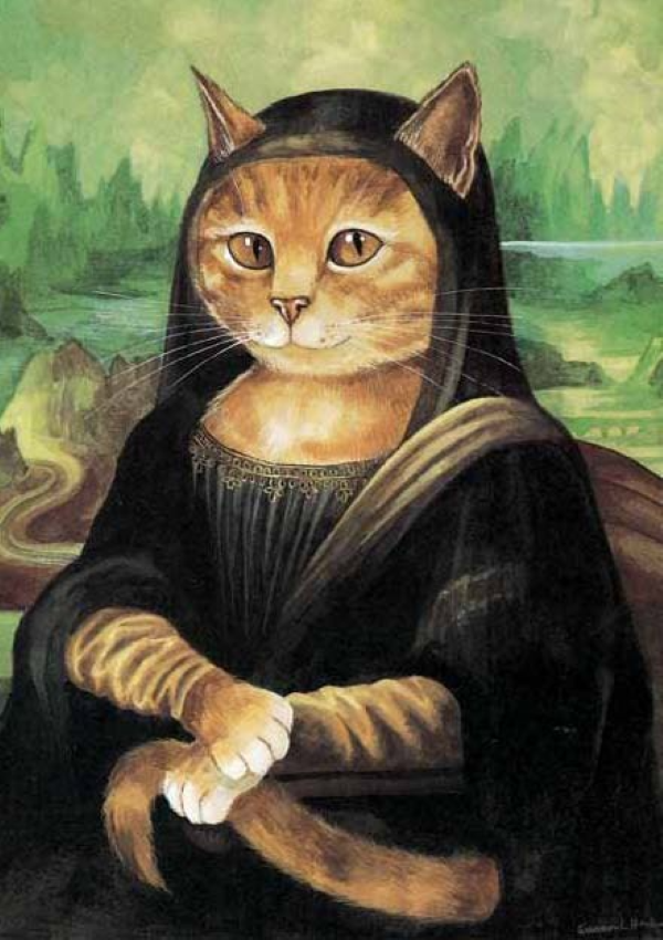 Notecard Box Set: Cats in Art