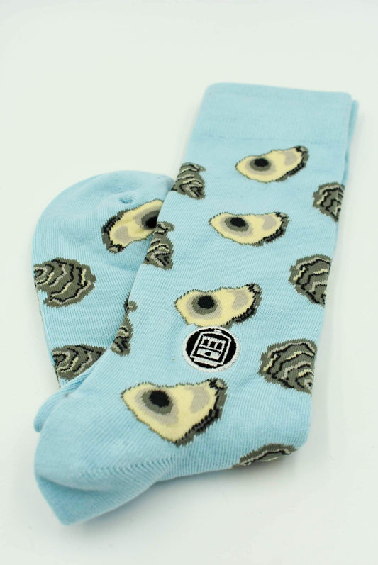 Baby Blue Oyster Sock