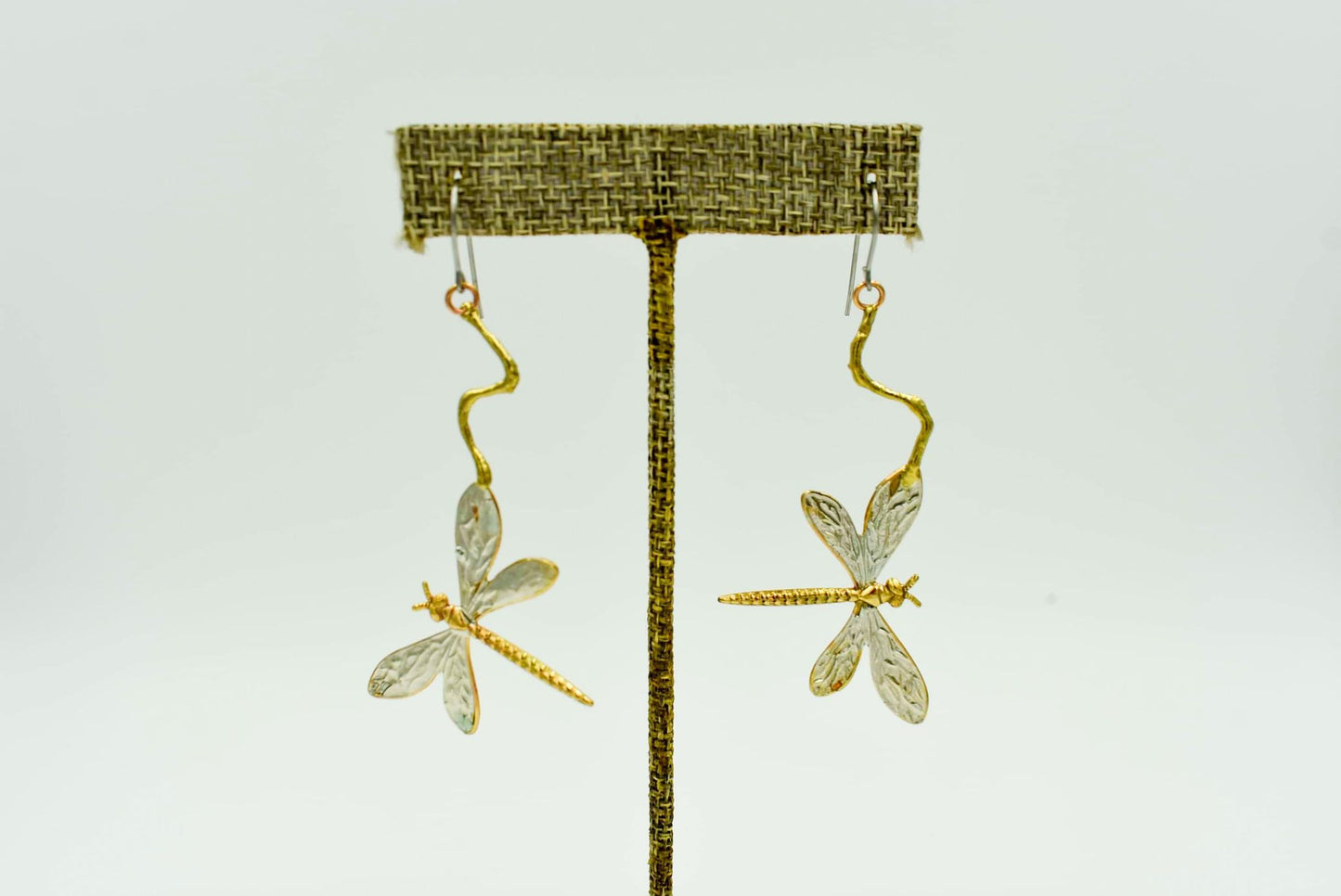 Large Dragonfly Drop Earring