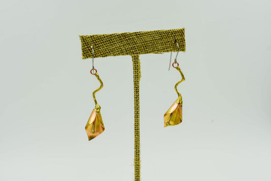 Calla Lilly Drop Earrings