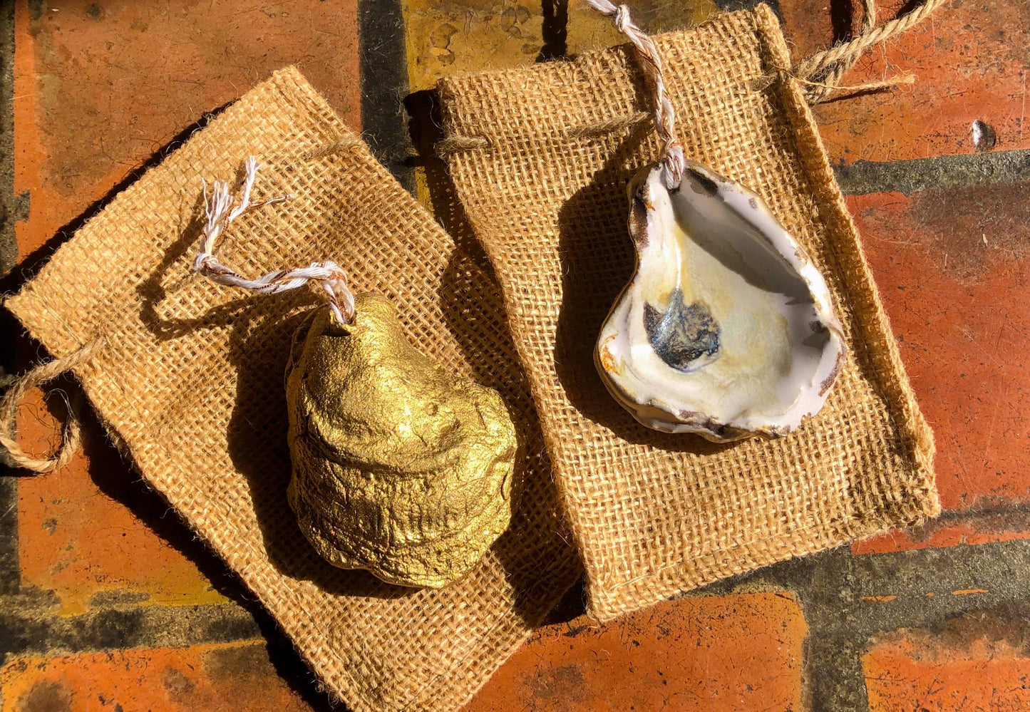 Ceramic Oyster Ornaments