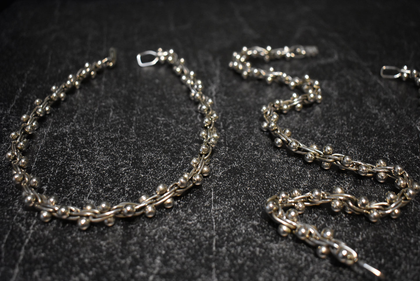 Spratling Silver Triple Link Necklace