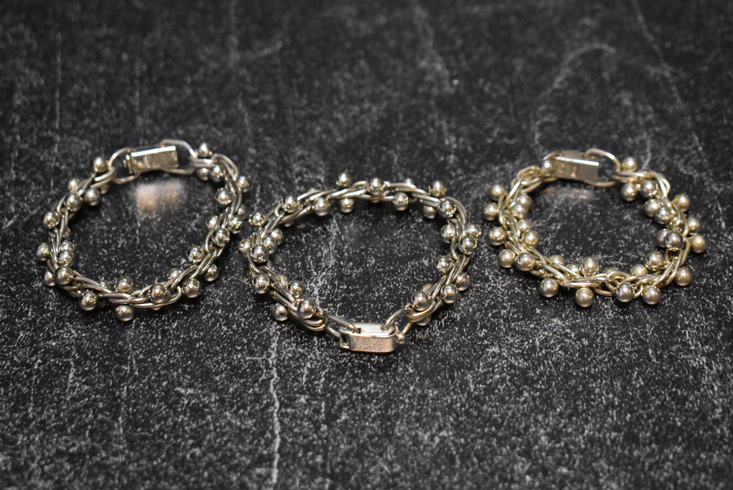 Spratling Silver Triple Link Bracelet