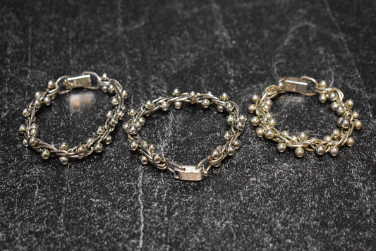 Spratling Silver Triple Link Bracelet
