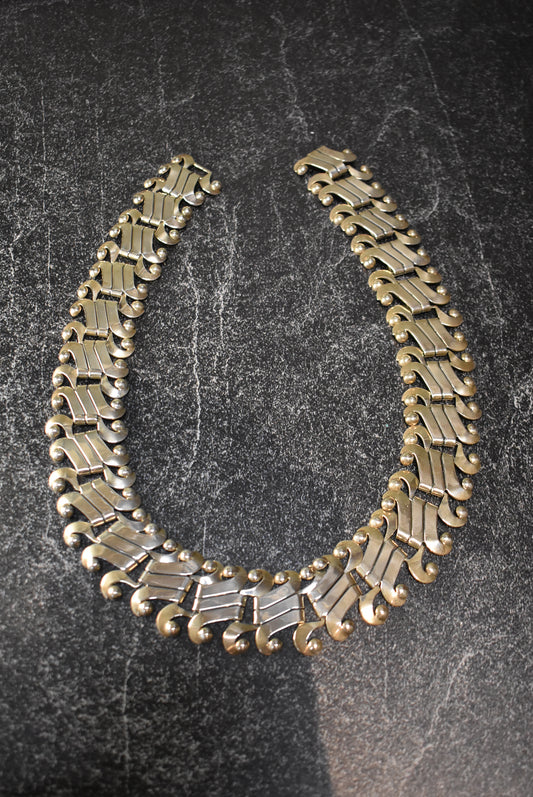 Spratling Silver Twist and Curls Necklace