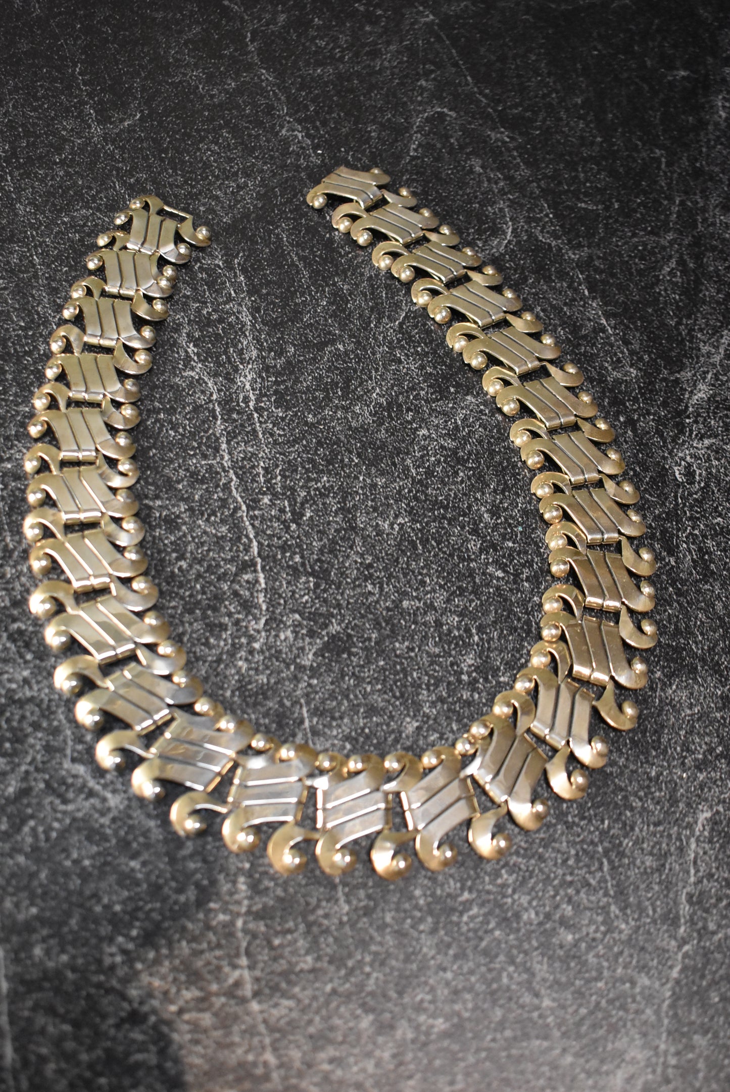 Spratling Silver Twist and Curls Necklace