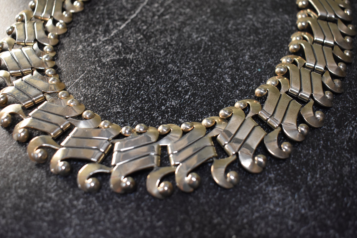 Spratling Silver Twist and Curls Necklace