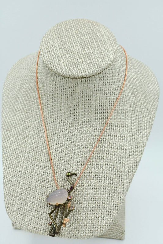 Flamingo Broach & Pendant