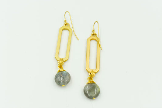 Labradorite Drop Earring